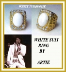 Elvis Jumpsuit Rings WHITE JUMPSUIT RING